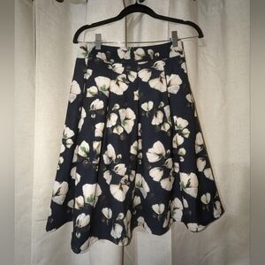 Pleated Floral Skirt NWT